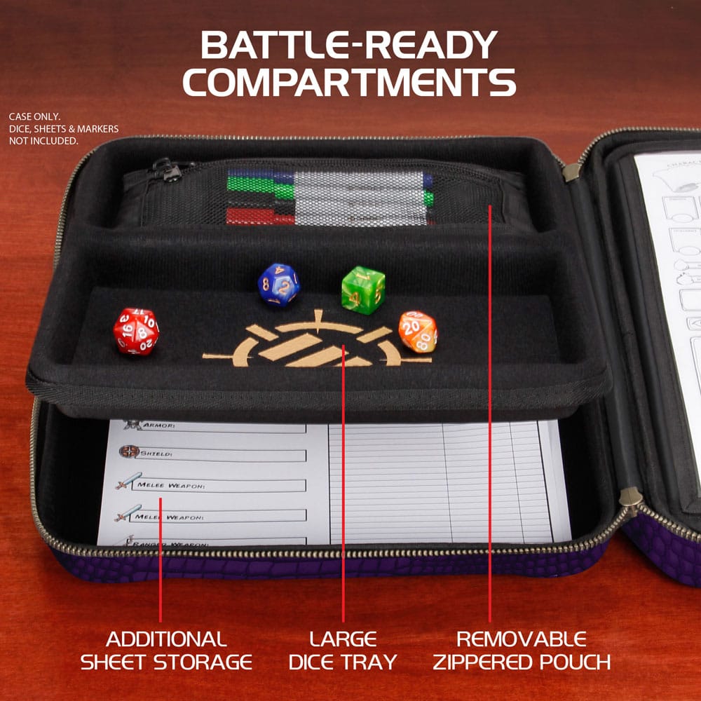 Enhance RPG Series étui organisateur Édition Collector Purple