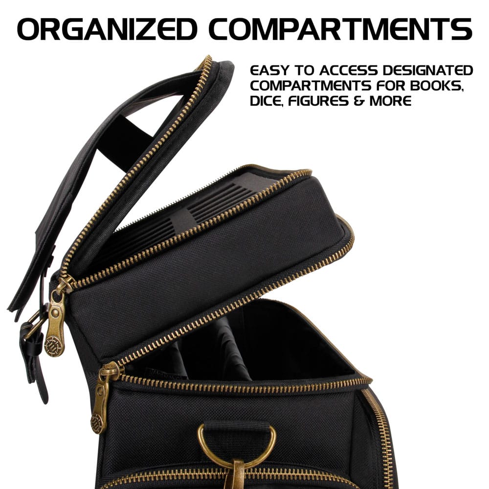 Enhance Tabletop Series Sac de voyage de l'aventurier Black