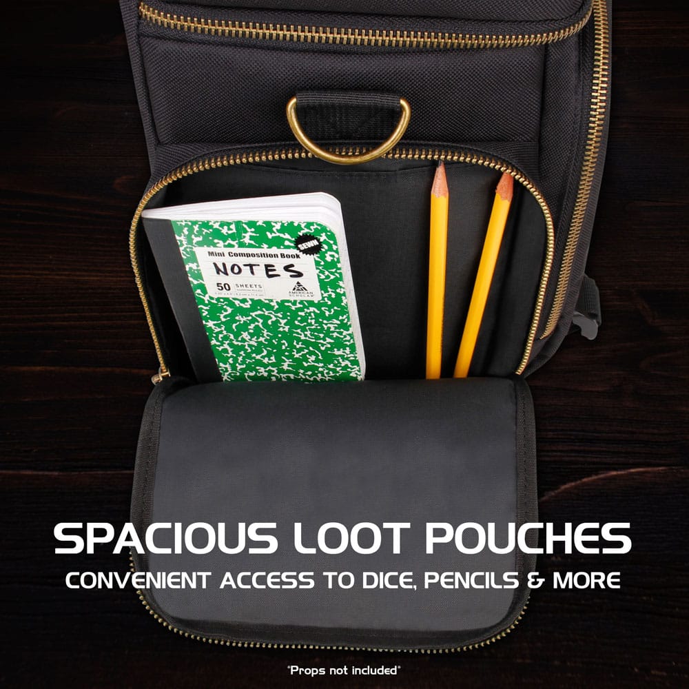 Enhance Tabletop Series Sac de voyage de l'aventurier Black