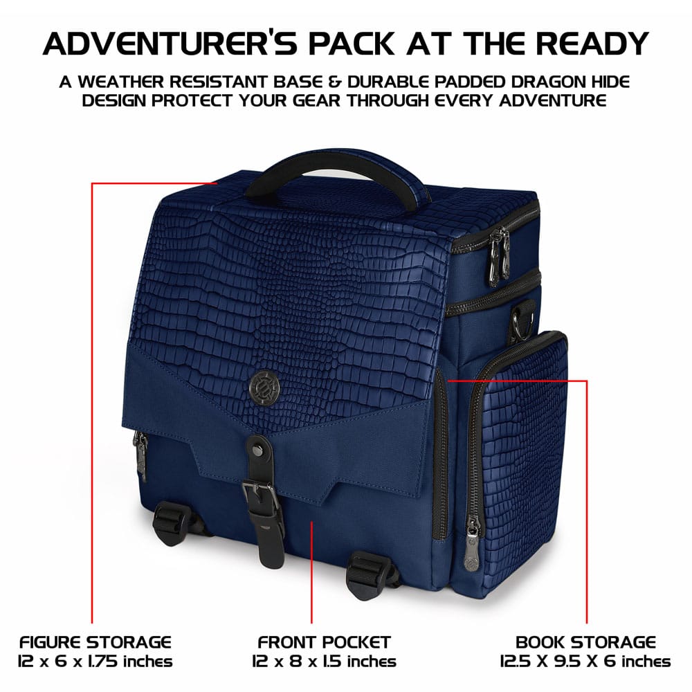 Enhance Tabletop Series Sac de voyage de l'aventurier Édition Collector Blue