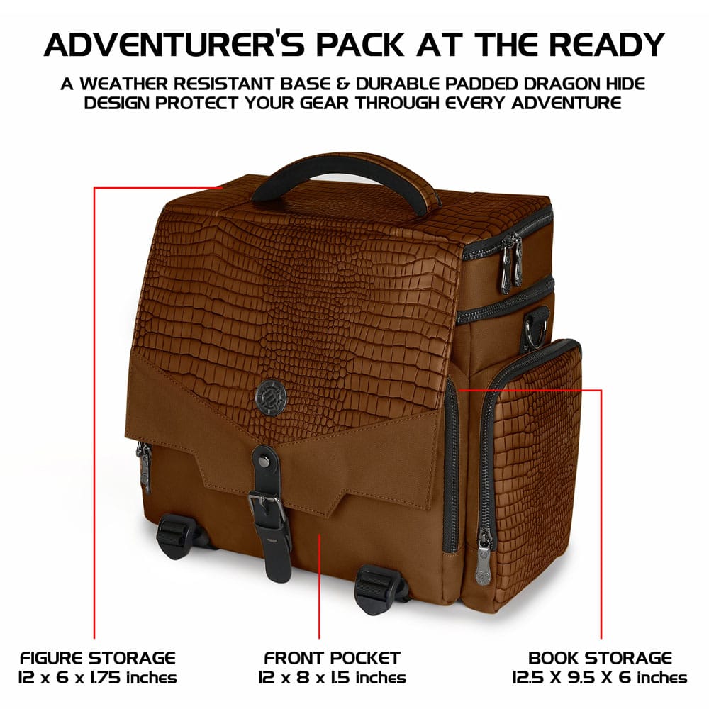 Enhance Tabletop Series Sac de voyage de l'aventurier Édition Collector Brown