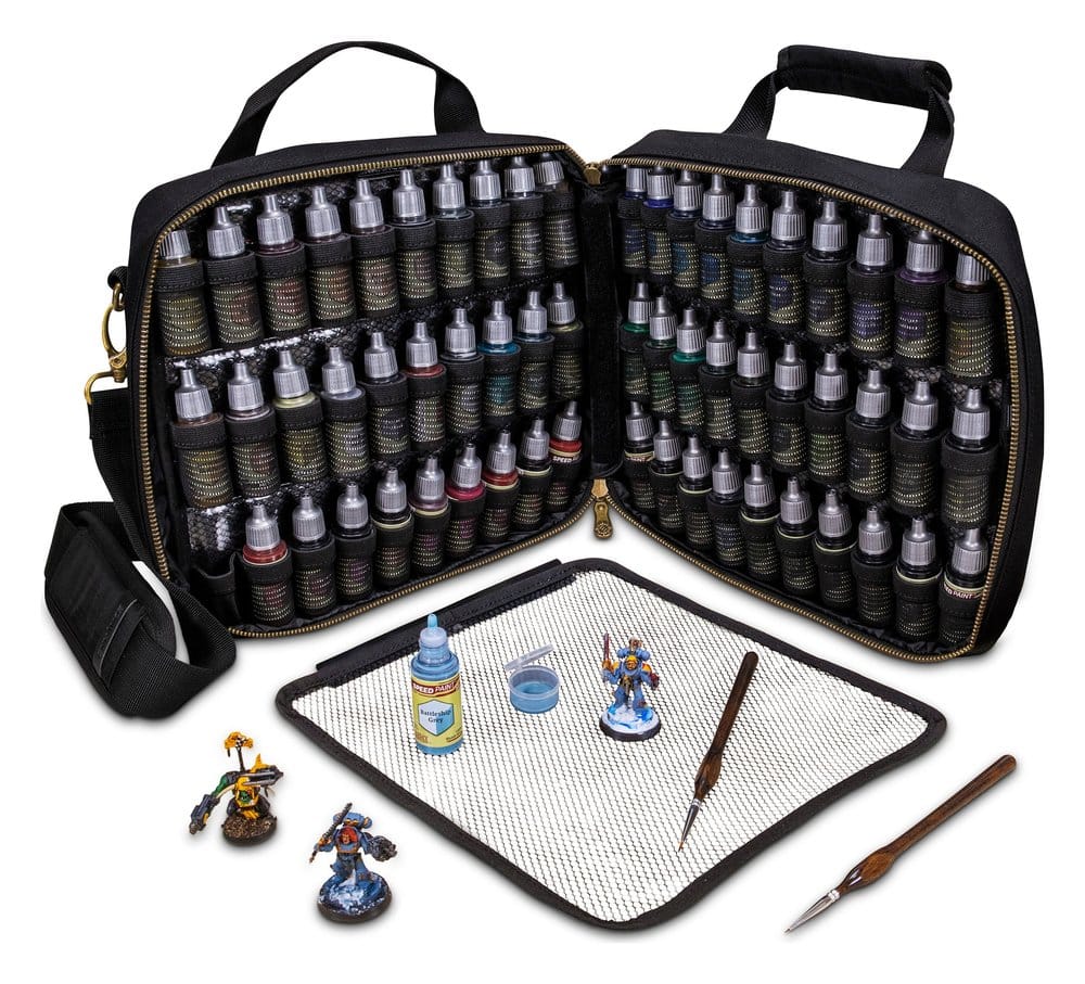 Enhance Mallette de Peinture pour Figurines Noir