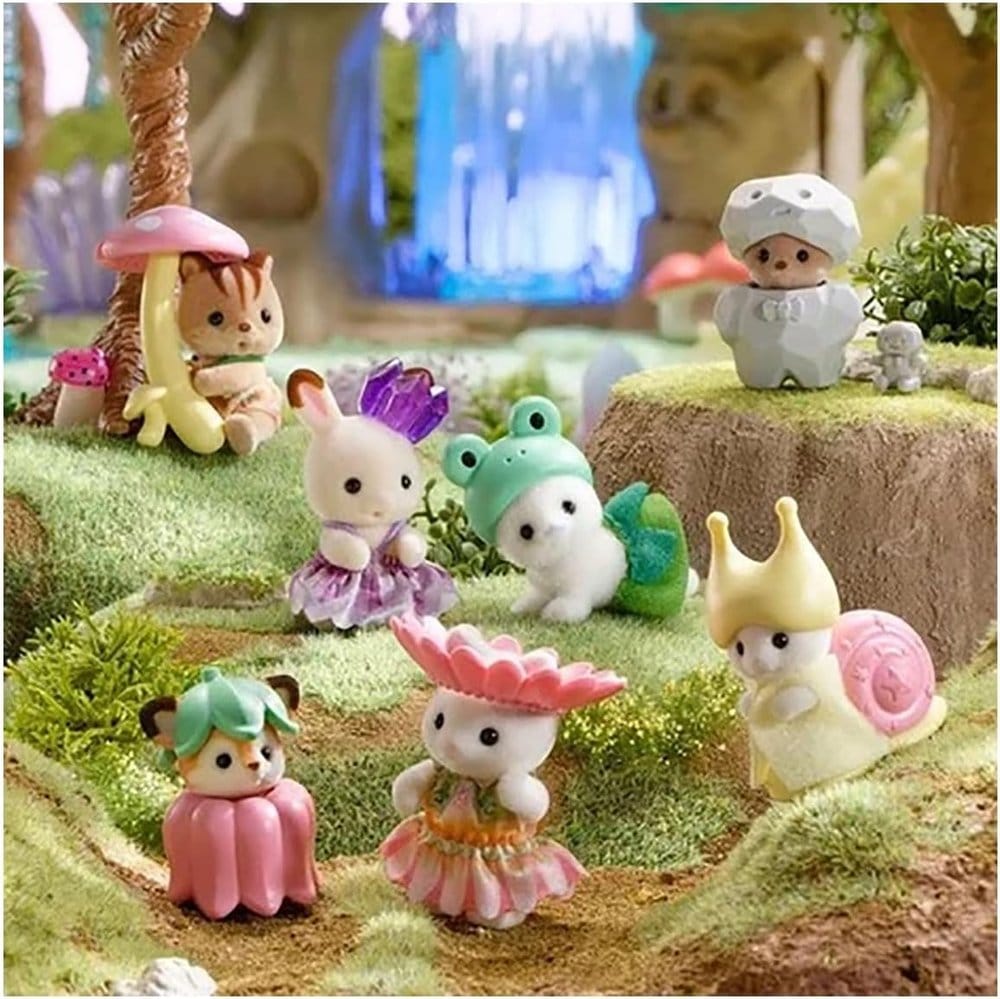 Sylvanian Families Minifigurines Amis Bébés Fées de la Forêt Sachet Surprise 5 cm Présentoir (16)