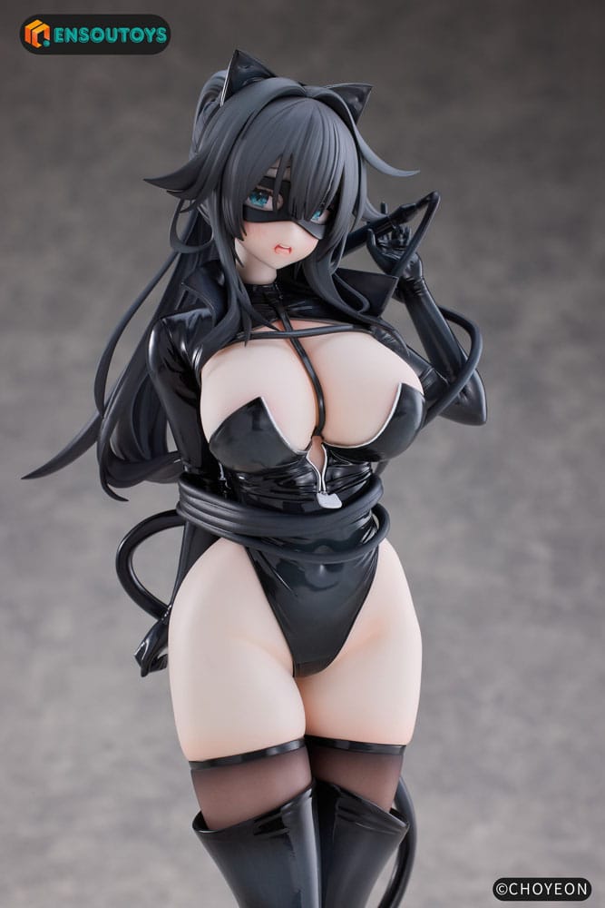 K Pring Original Character statuette 1/6 Cat Woman Happy-chan 27 cm