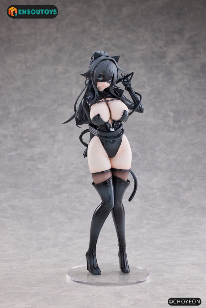 K Pring Original Character statuette 1/6 Cat Woman Happy-chan 27 cm