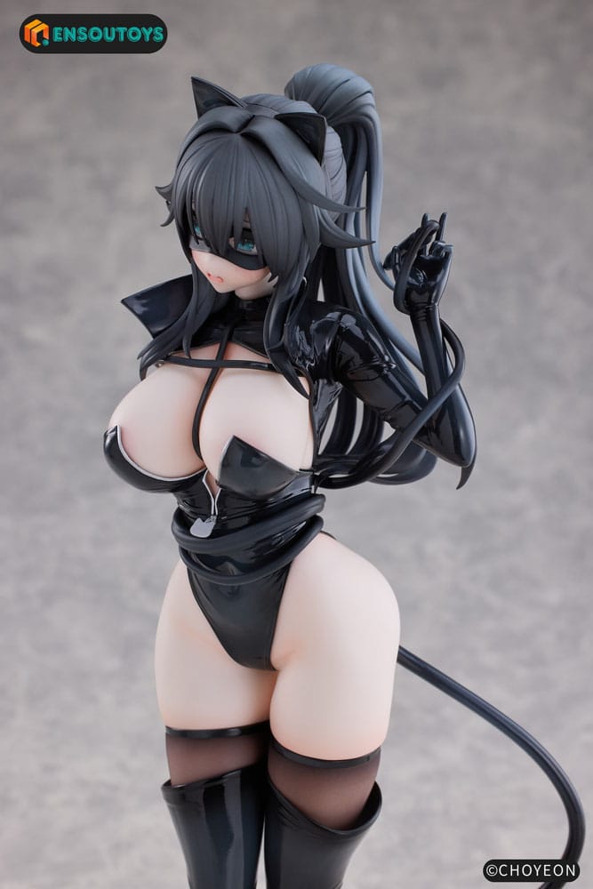 K Pring Original Character statuette 1/6 Cat Woman Happy-chan 27 cm