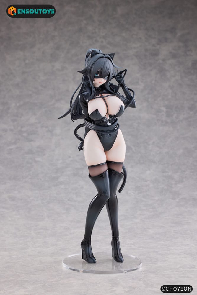 K Pring Original Character statuette 1/6 Cat Woman Happy-chan 27 cm