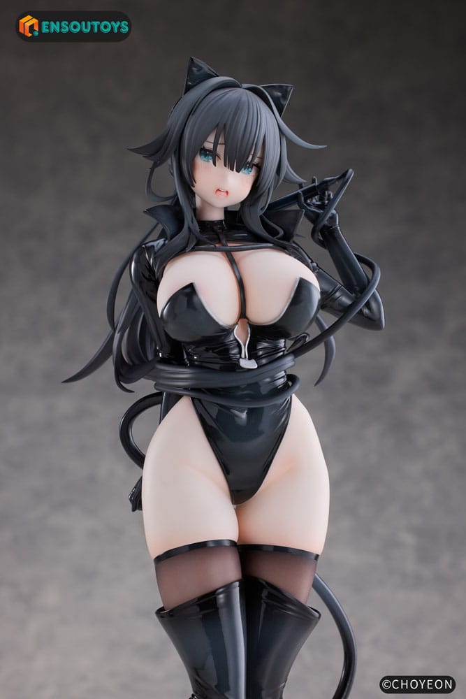 K Pring Original Character statuette 1/6 Cat Woman Happy-chan 27 cm