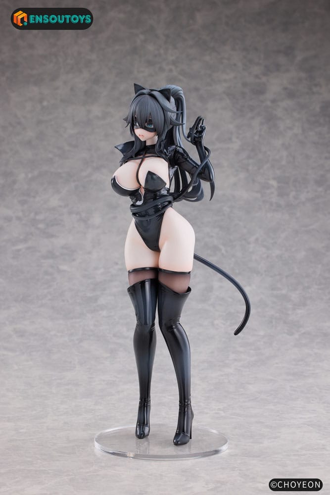 K Pring Original Character statuette 1/6 Cat Woman Happy-chan 27 cm