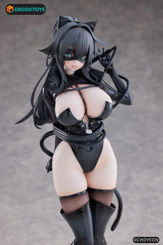 K Pring Original Character statuette 1/6 Cat Woman Happy-chan 27 cm