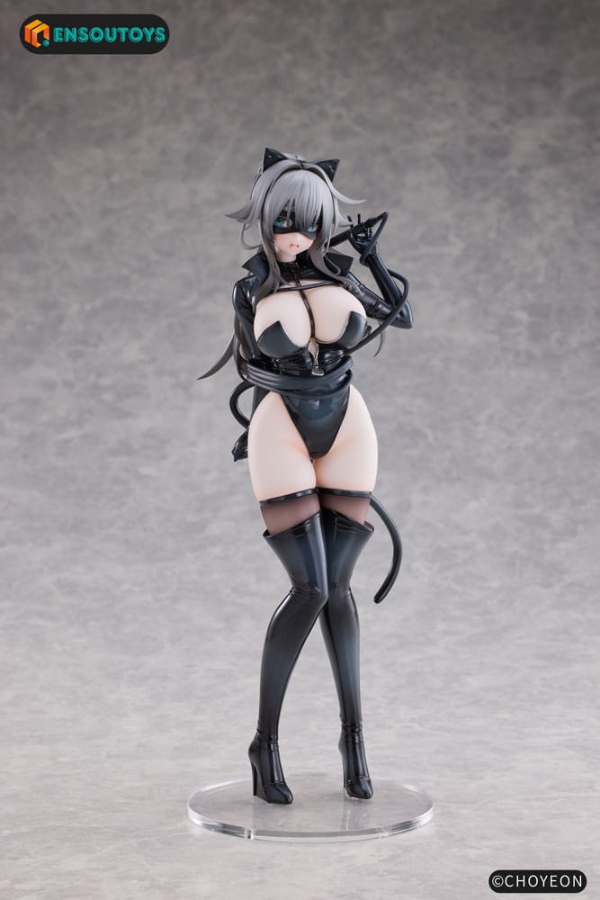 K Pring Original Character statuette 1/6 Cat Woman Happy-chan Different Color Edition 27 cm