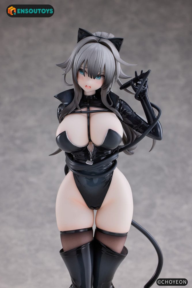 K Pring Original Character statuette 1/6 Cat Woman Happy-chan Different Color Edition 27 cm