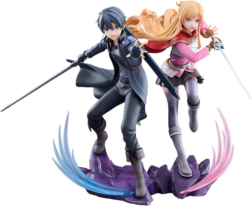 Sword Art Online statuette 1/7 Progressive Scherzo of Deep Night Kirito & Asuna Set