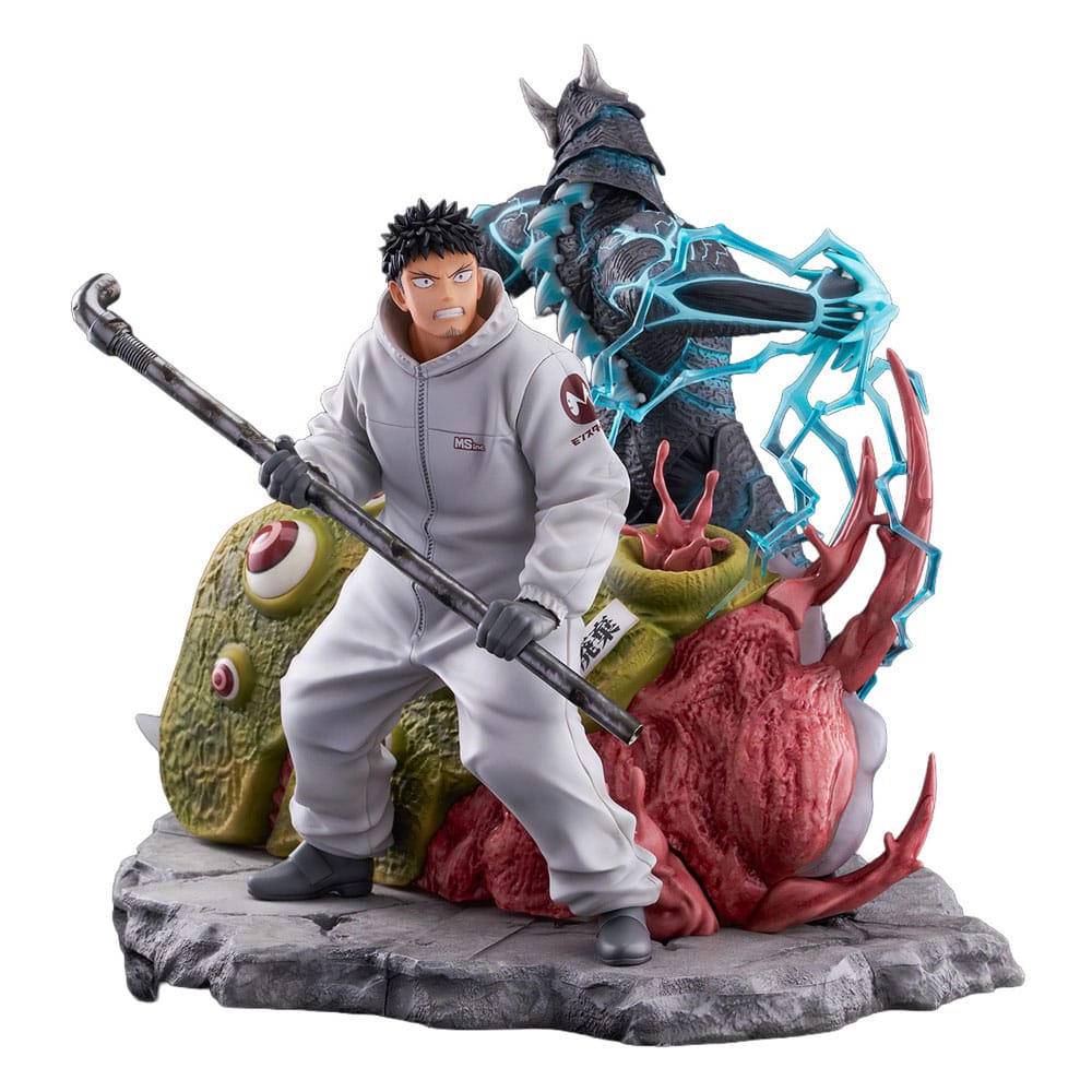 Kaiju No.8 statuette PVC SHIBUYA SCRAMBLE FIGURE 1/7 Kaiju No.8 & Kafka Hibino 29 cm