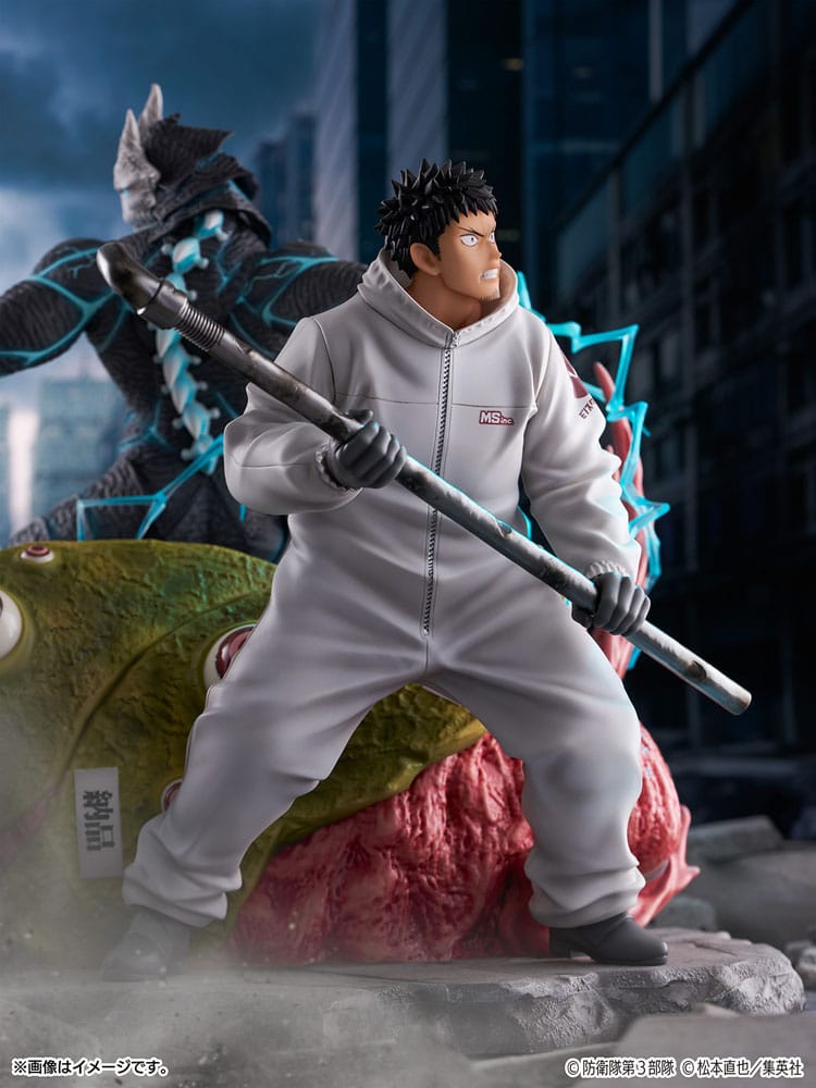 Kaiju No.8 statuette PVC SHIBUYA SCRAMBLE FIGURE 1/7 Kaiju No.8 & Kafka Hibino 29 cm