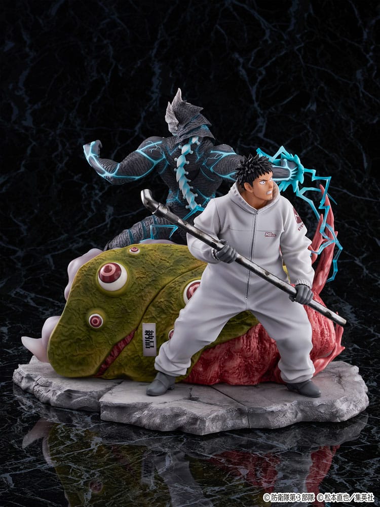 Kaiju No.8 statuette PVC SHIBUYA SCRAMBLE FIGURE 1/7 Kaiju No.8 & Kafka Hibino 29 cm