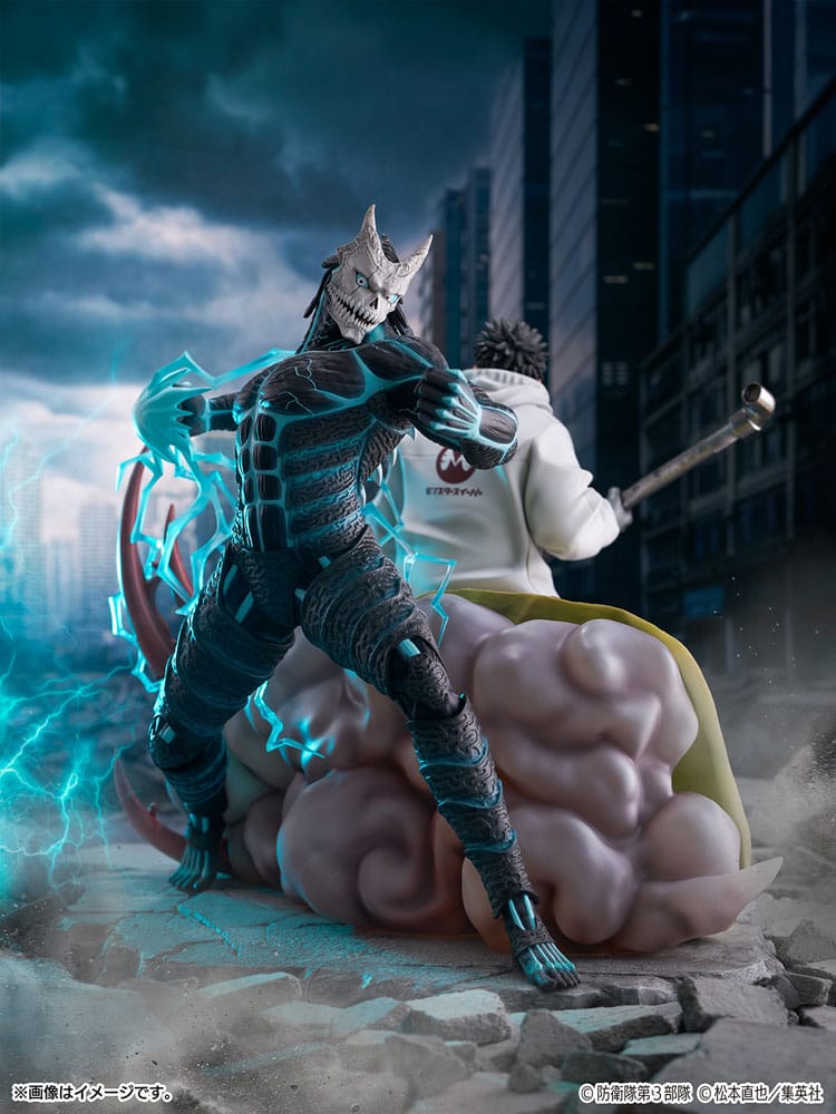 Kaiju No.8 statuette PVC SHIBUYA SCRAMBLE FIGURE 1/7 Kaiju No.8 & Kafka Hibino 29 cm