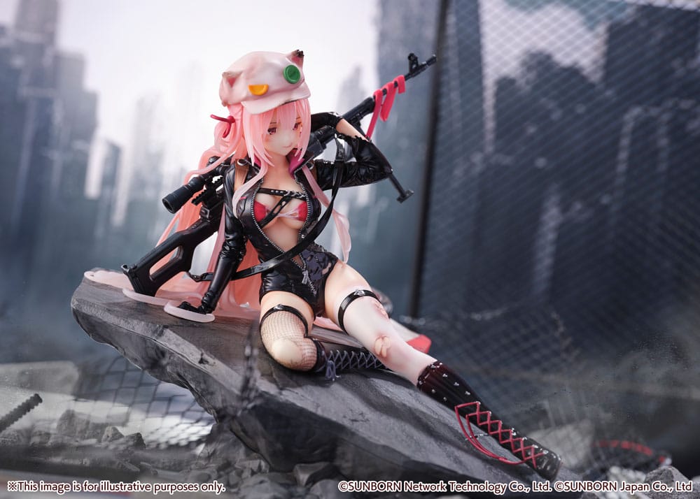 Girls' Frontline statuette PVC SHIBUYA SCRAMBLE FIGURE 1/7 UKM-2000 Gale Lightning -Wounded Ver.- 20 cm