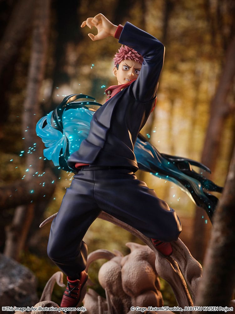 Jujutsu Kaisen statuette PVC SHIBUYA SCRAMBLE FIGURE 1/7 Yuji Itadori 31 cm