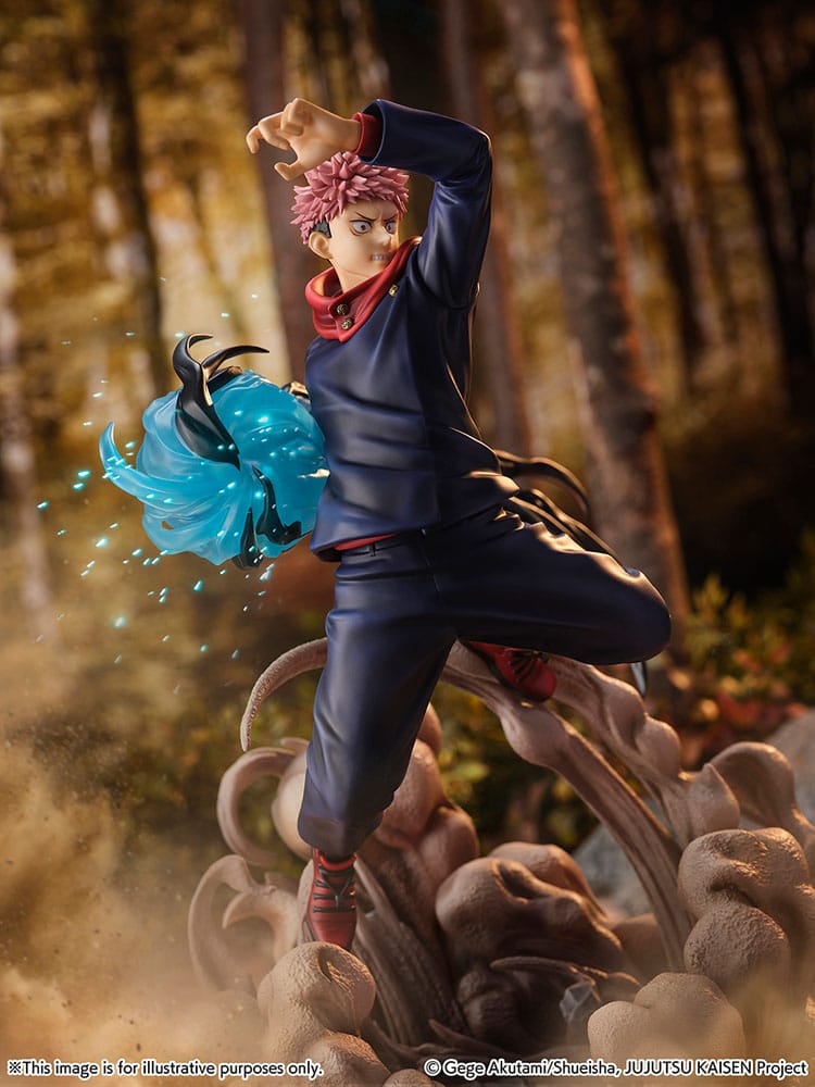Jujutsu Kaisen statuette PVC SHIBUYA SCRAMBLE FIGURE 1/7 Yuji Itadori 31 cm