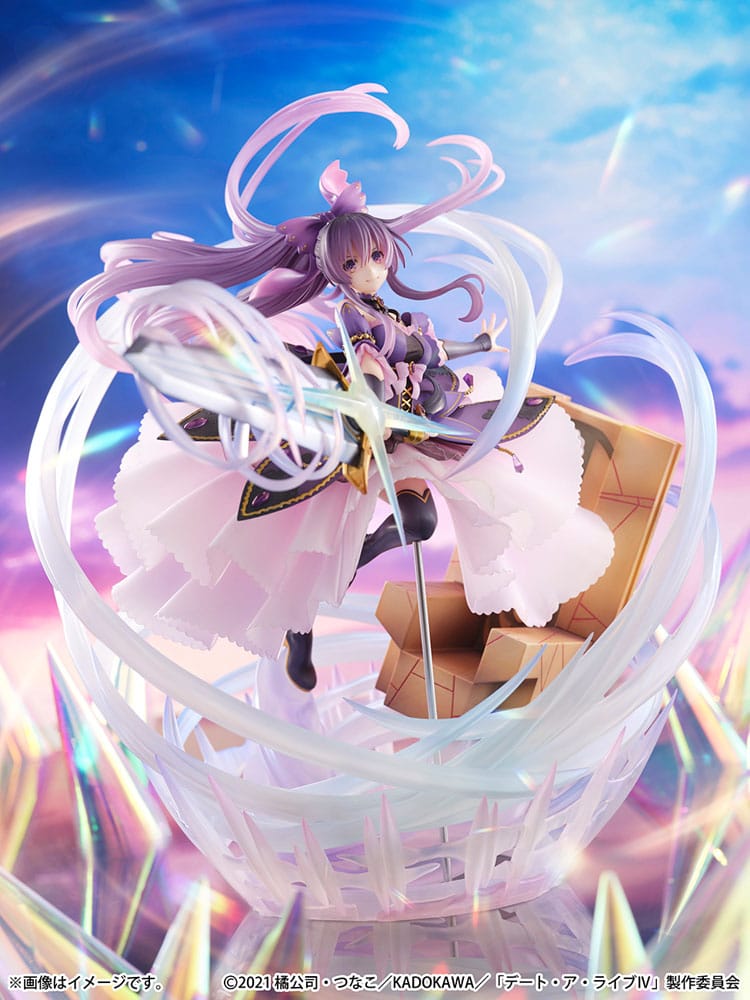 Date A Live IV statuette PVC SHIBUYA SCRAMBLE FIGURE 1/6 Tohka Yatogami Princess Amethyst Dress Ver. 32 cm