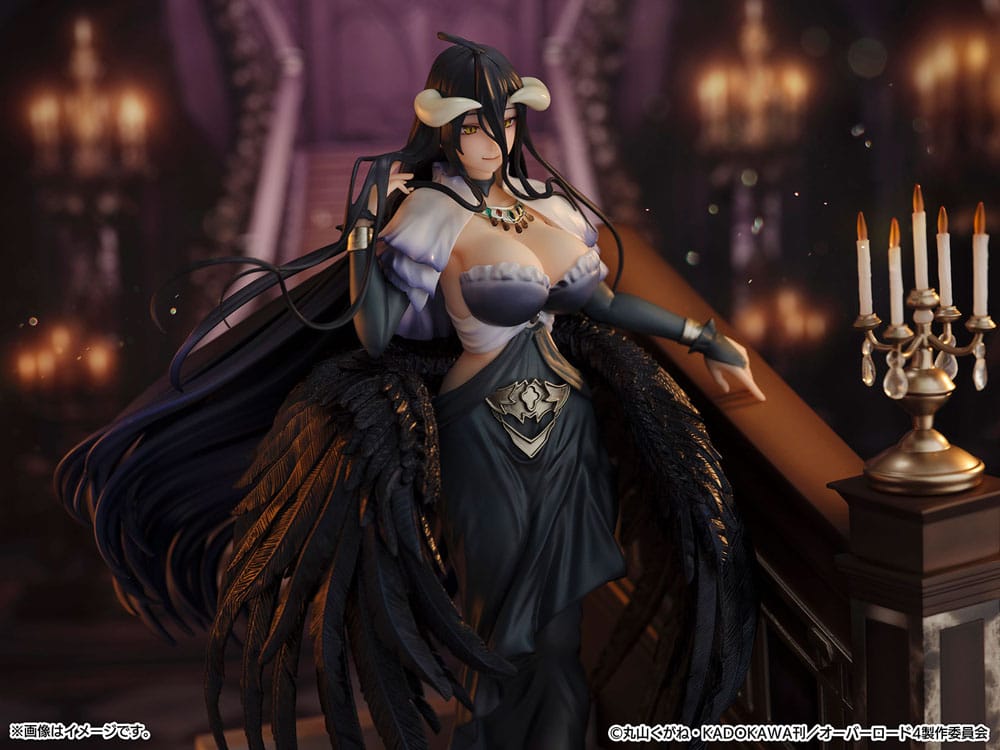 Overlord statuette PVC SHIBUYA SCRAMBLE FIGURE 1/7 Albedo Jet Black Dress Ver. 28 cm