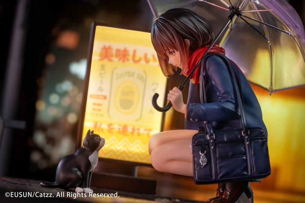 Original Character statuette 1/7 Rainy Day - Meeting Illustrated by Catzz 16 cm