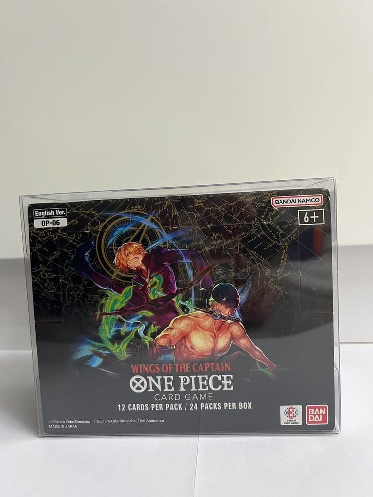 Pack 5 boîtes de protection en PET pour One Piece Booster Box (Anglais, OPP 4-6) 12 x 6 x 15 cm