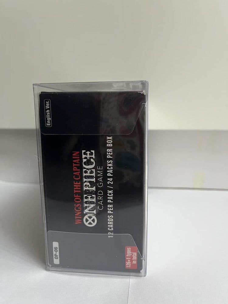 Pack 5 boîtes de protection en PET pour One Piece Booster Box (Anglais, OPP 4-6) 12 x 6 x 15 cm