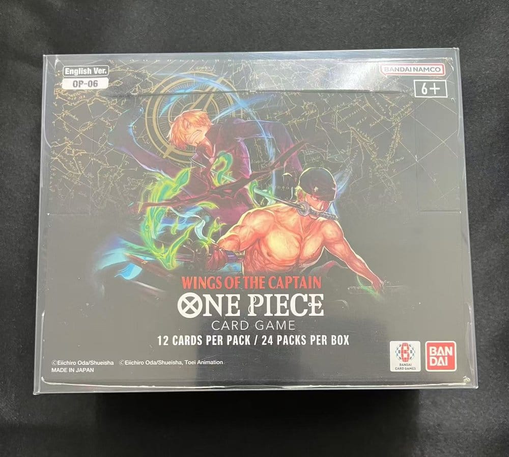 Pack 5 boîtes de protection en PET pour One Piece Booster Box (Anglais, OPP 4-6) 12 x 6 x 15 cm
