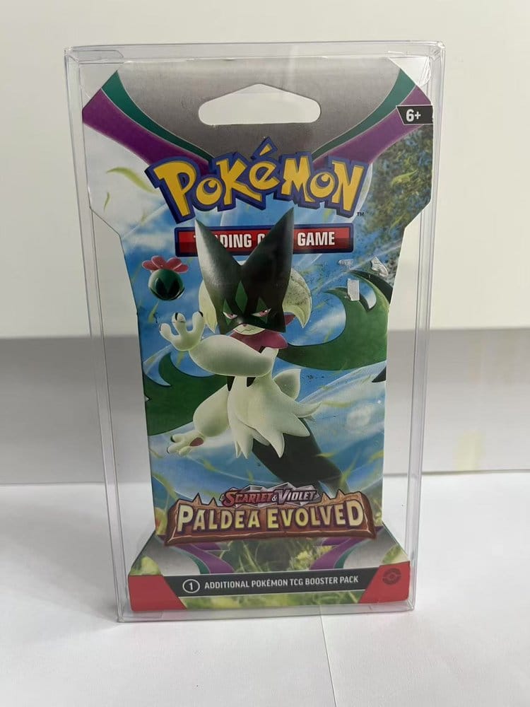 Evoretro Protecteurs PET pour Pokémon TCG Booster Pack 0 mm (Pack de 10)