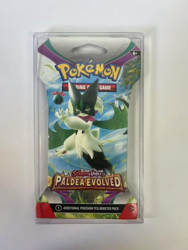 Evoretro Protecteurs PET pour Pokémon TCG Booster Pack 0 mm (Pack de 10)