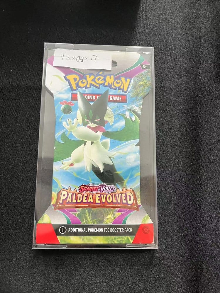 Evoretro Protecteurs PET pour Pokémon TCG Booster Pack 0 mm (Pack de 10)