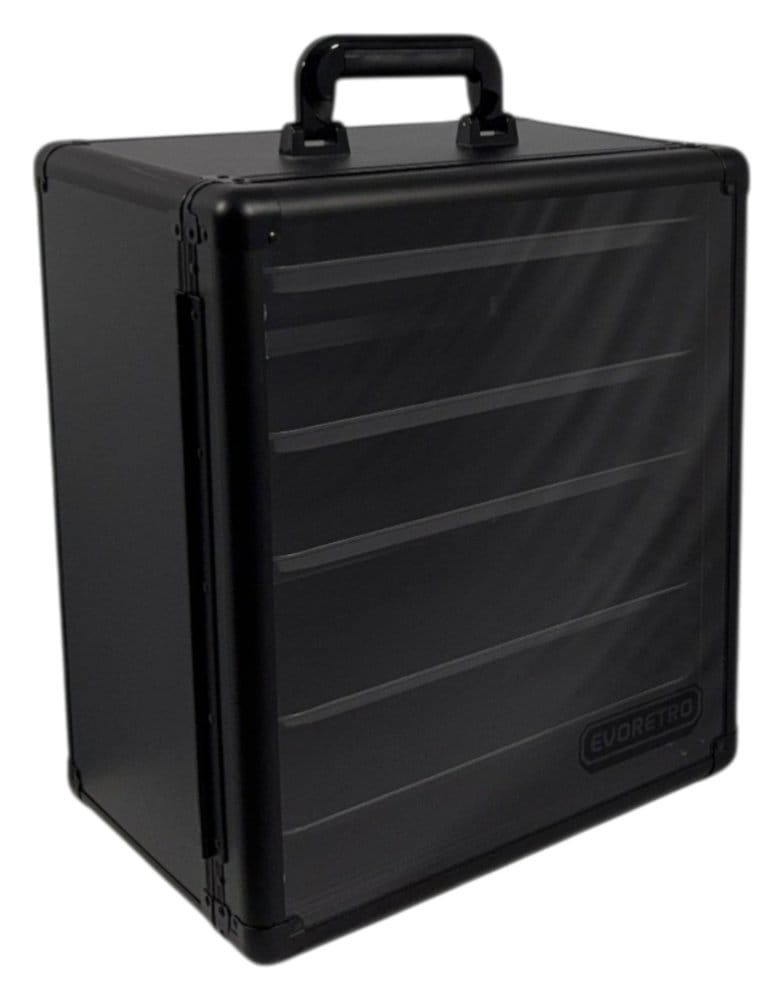 Evoretro Vitrine et Mallette de Transport pour Figurines et Modèles de Collection 45 x 37 cm