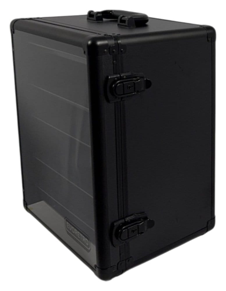 Evoretro Vitrine et Mallette de Transport pour Figurines et Modèles de Collection 45 x 37 cm