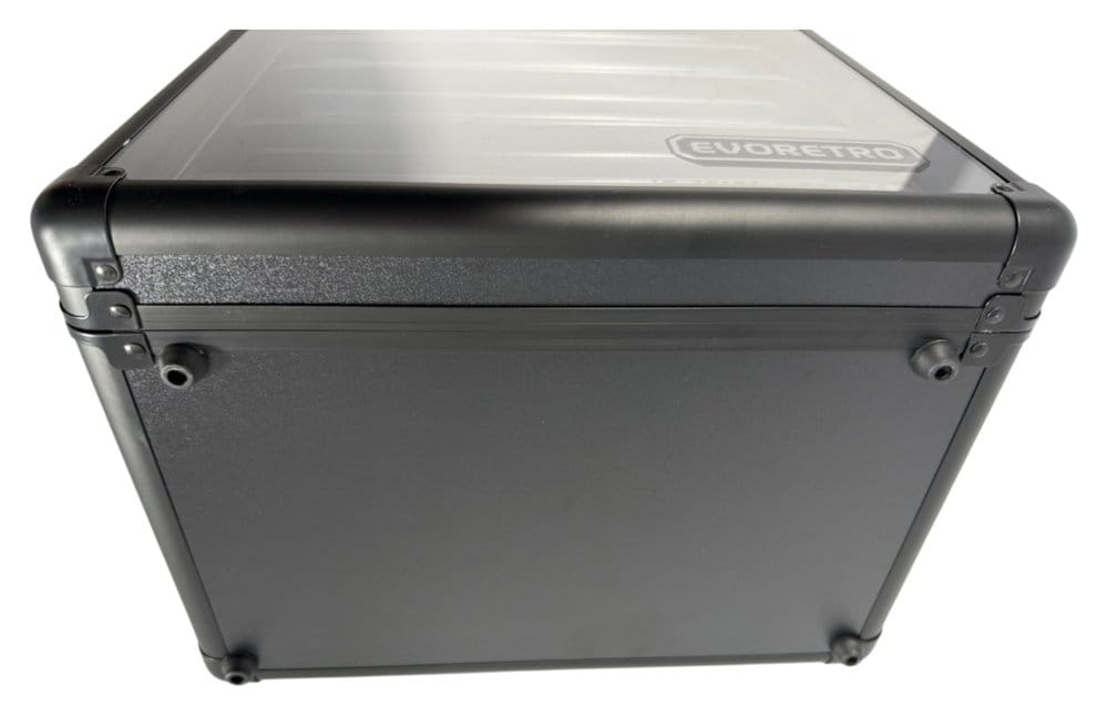Evoretro Vitrine et Mallette de Transport pour Figurines et Modèles de Collection 45 x 37 cm