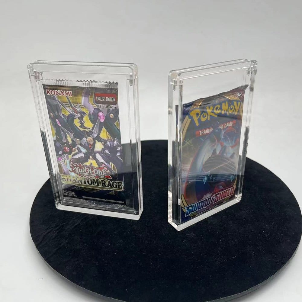 Evoretro Pack 5 présentoir vitrine en acrylique pour Booster Packs