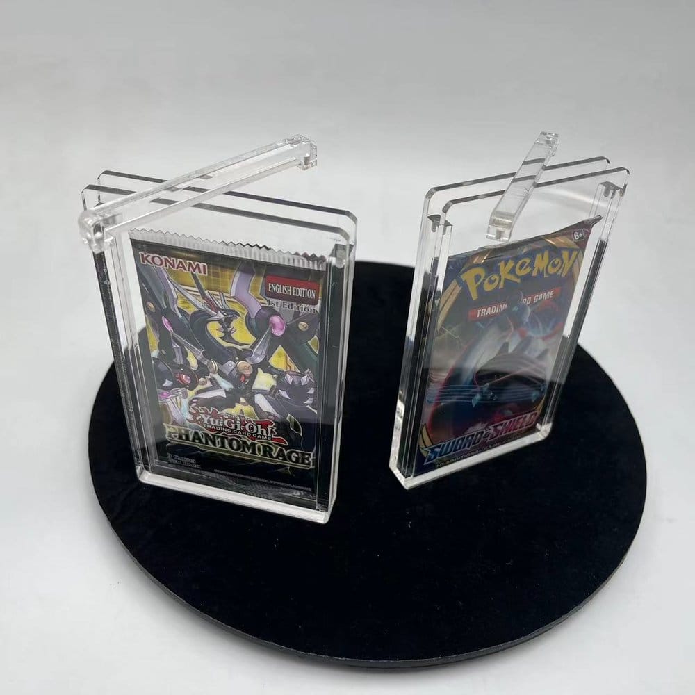 Evoretro Pack 5 présentoir vitrine en acrylique pour Booster Packs