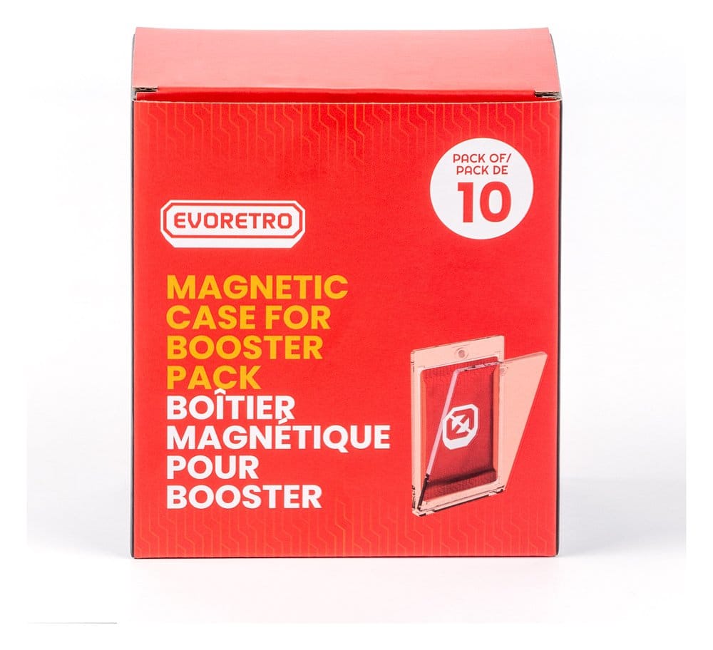 Pack 10 Magnetic One Touch boîtes de protection en acrylique pour Booster Packs