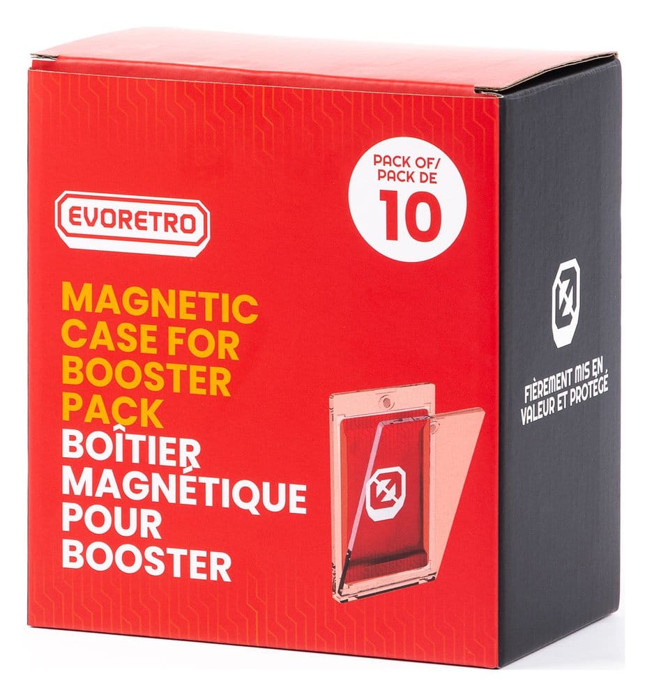 Pack 10 Magnetic One Touch boîtes de protection en acrylique pour Booster Packs