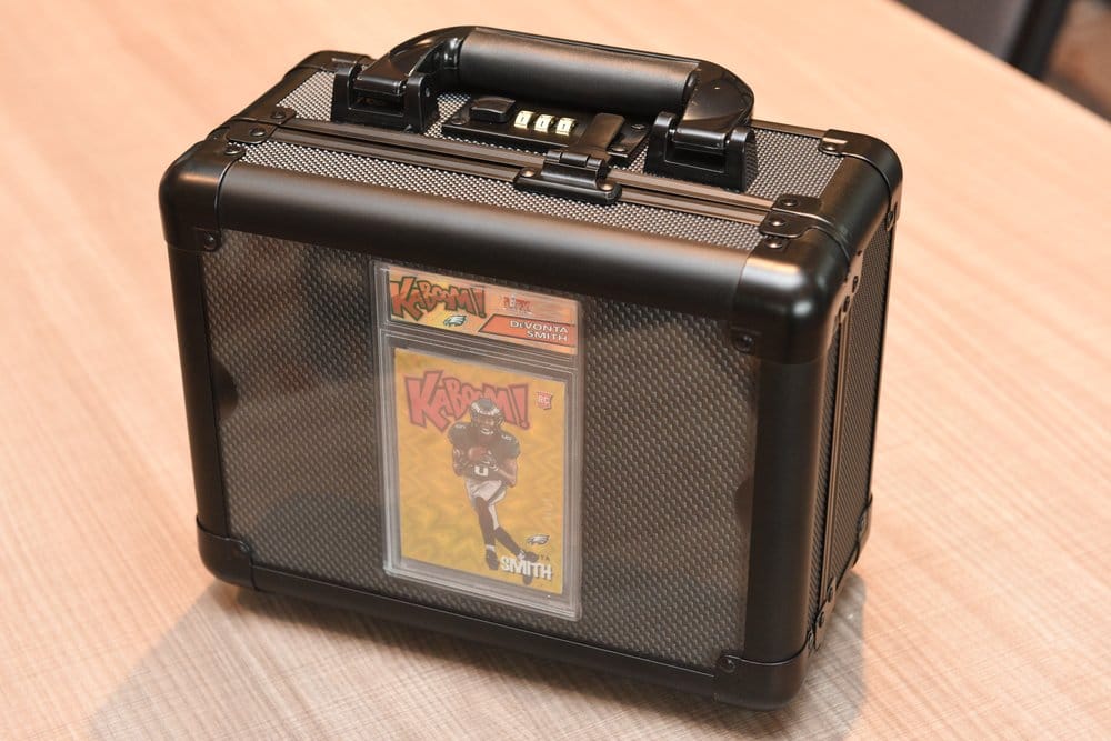 Evoretro Vitrine et Mallette de Transport pour Cartes Gradées avec Fenêtre Noir