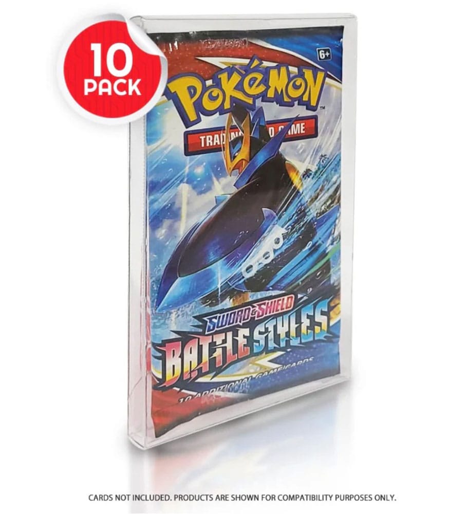 Pack 10 boîtes de protection en PET pour Cartes Booster, Magic, Yu-Gi-Oh