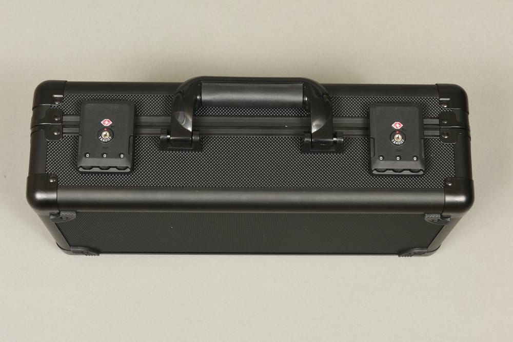 Evoretro Mini Mallette de Transport avec Poignée & Mousse Amovible Noir