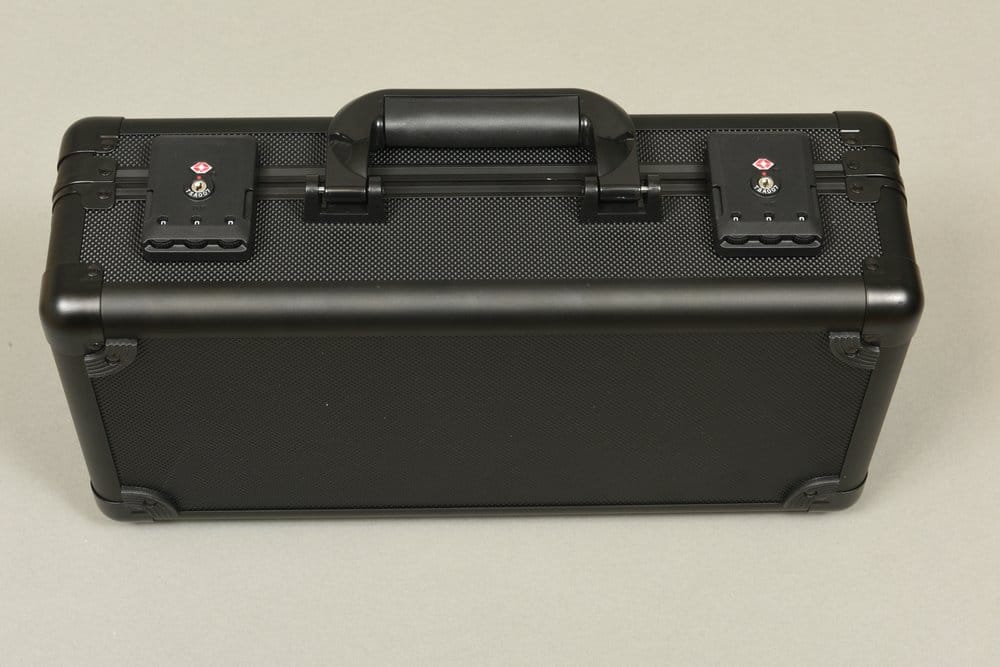 Evoretro Mini Mallette de Transport avec Poignée & Mousse Amovible Noir