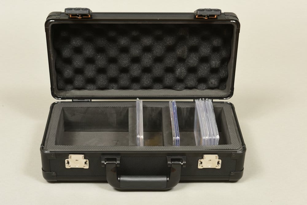 Evoretro Mini Mallette de Transport avec Poignée & Mousse Amovible Noir