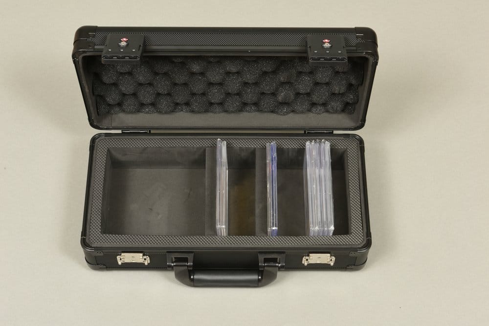 Evoretro Mini Mallette de Transport avec Poignée & Mousse Amovible Noir