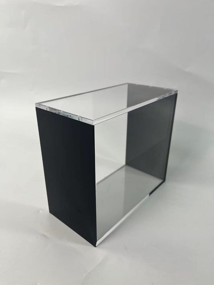 Evoretro Présentoir Magnétique en Acrylique pour ETB avec Côtés Colorés - Noir