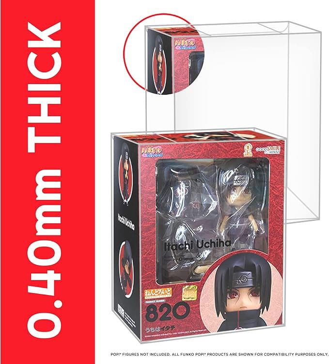 Pack 10 boîtes de protection en PET pour figurines Nendoroid