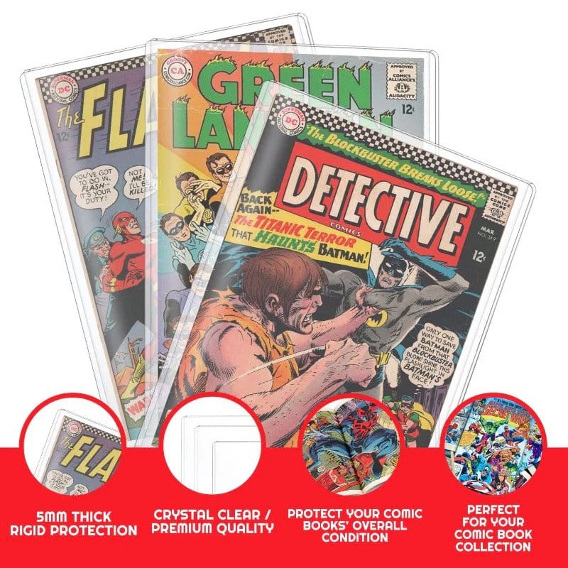 Evoretro Toploader pour Comics pack de 10 Current