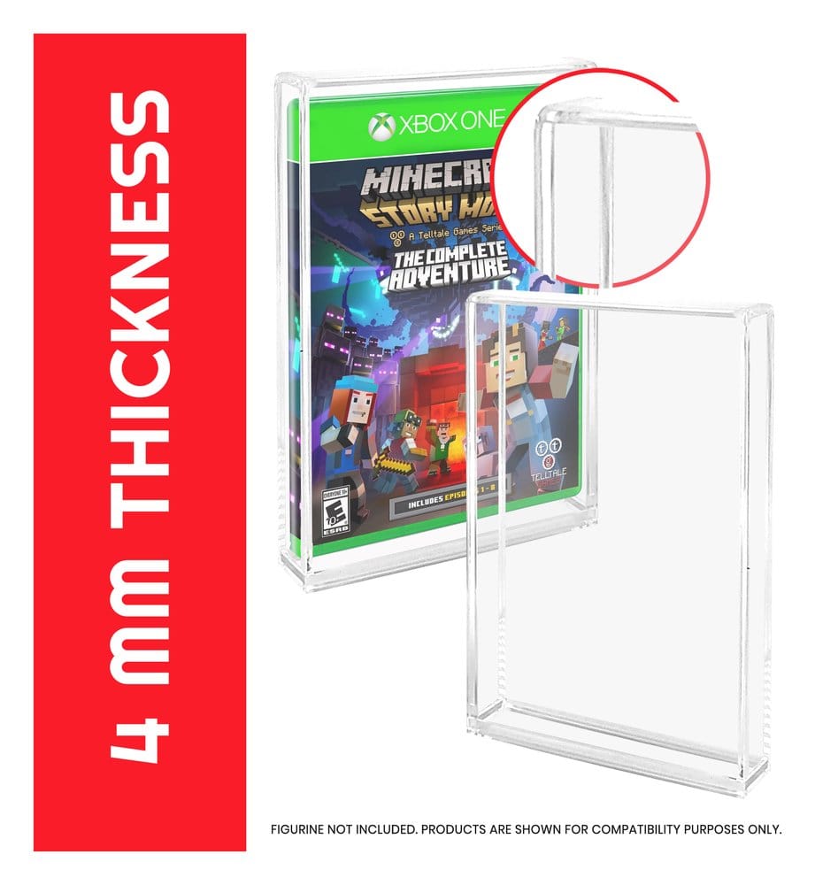 Pack 2 boîtes de protection en acrylique pour PS3/PS4/Blu-Ray/XBOX One